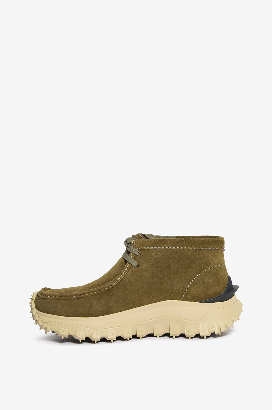 MONCLER Trailgrip Wallabee Gore-Tex suede lace-up ankle boots Men KHAKI 3