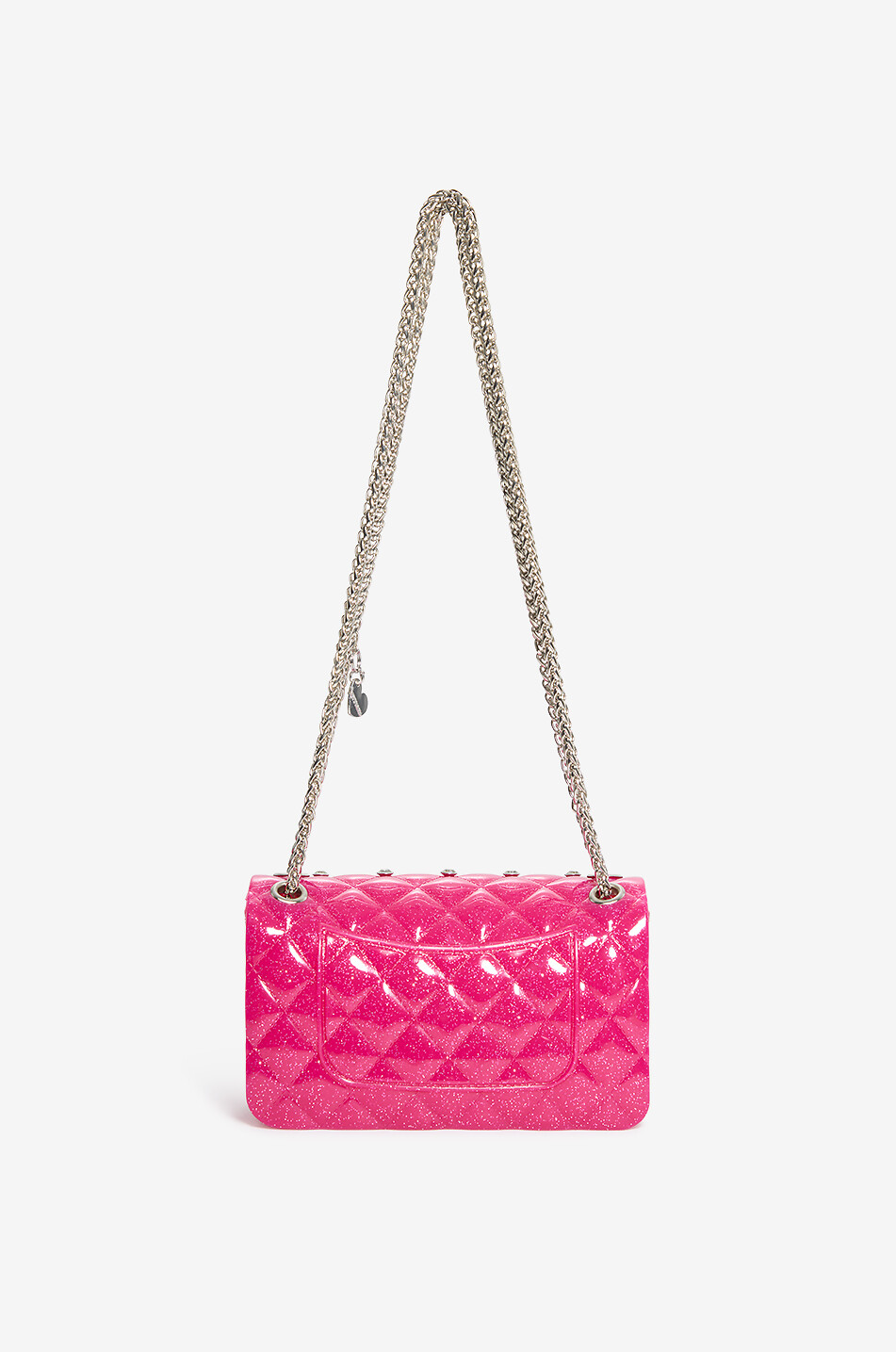 MONNALISA Embellished quilted shoulder bag for girls Girl DARK PINK 3