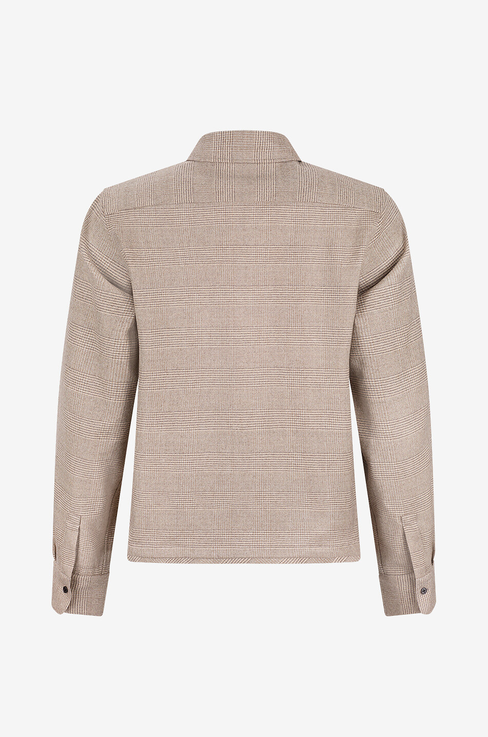 LIS LAREIDA Chemise à manches longues rayée en laine mélangée Elish Femme Beige moyen 2