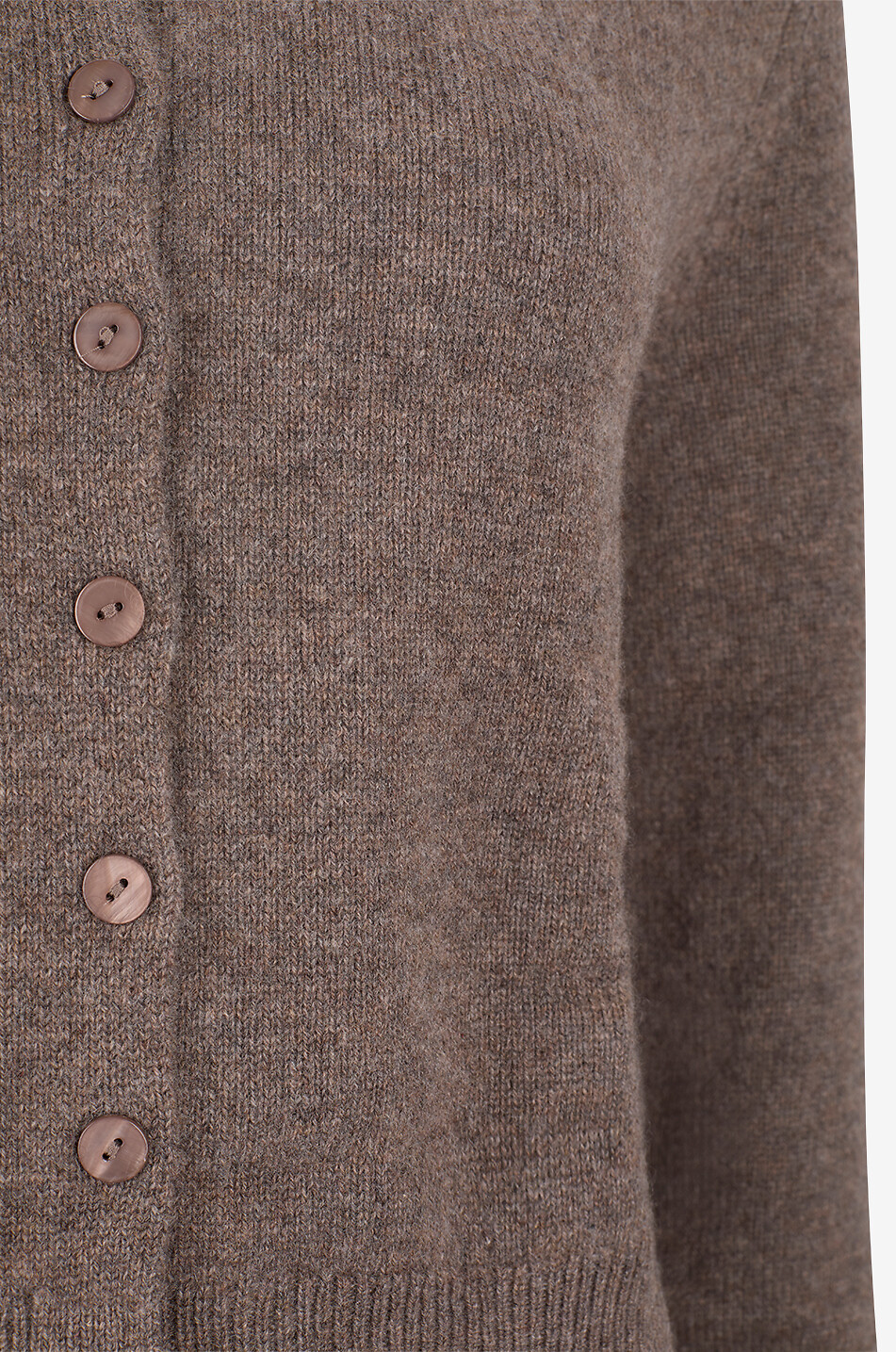 REFORMATION Cardigan bouttoné à col rond en cachemire mélangé Clara Femme GRIS 3