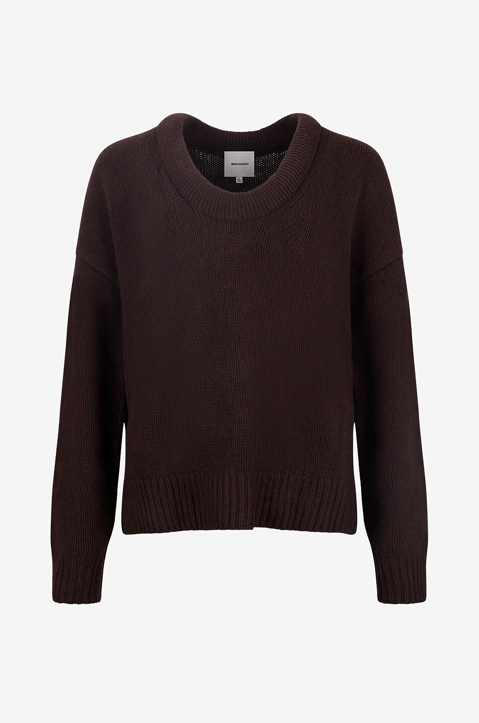 Oversize-Pullover mit Rundhalsausschnitt aus Kaschmirmischung Jonie