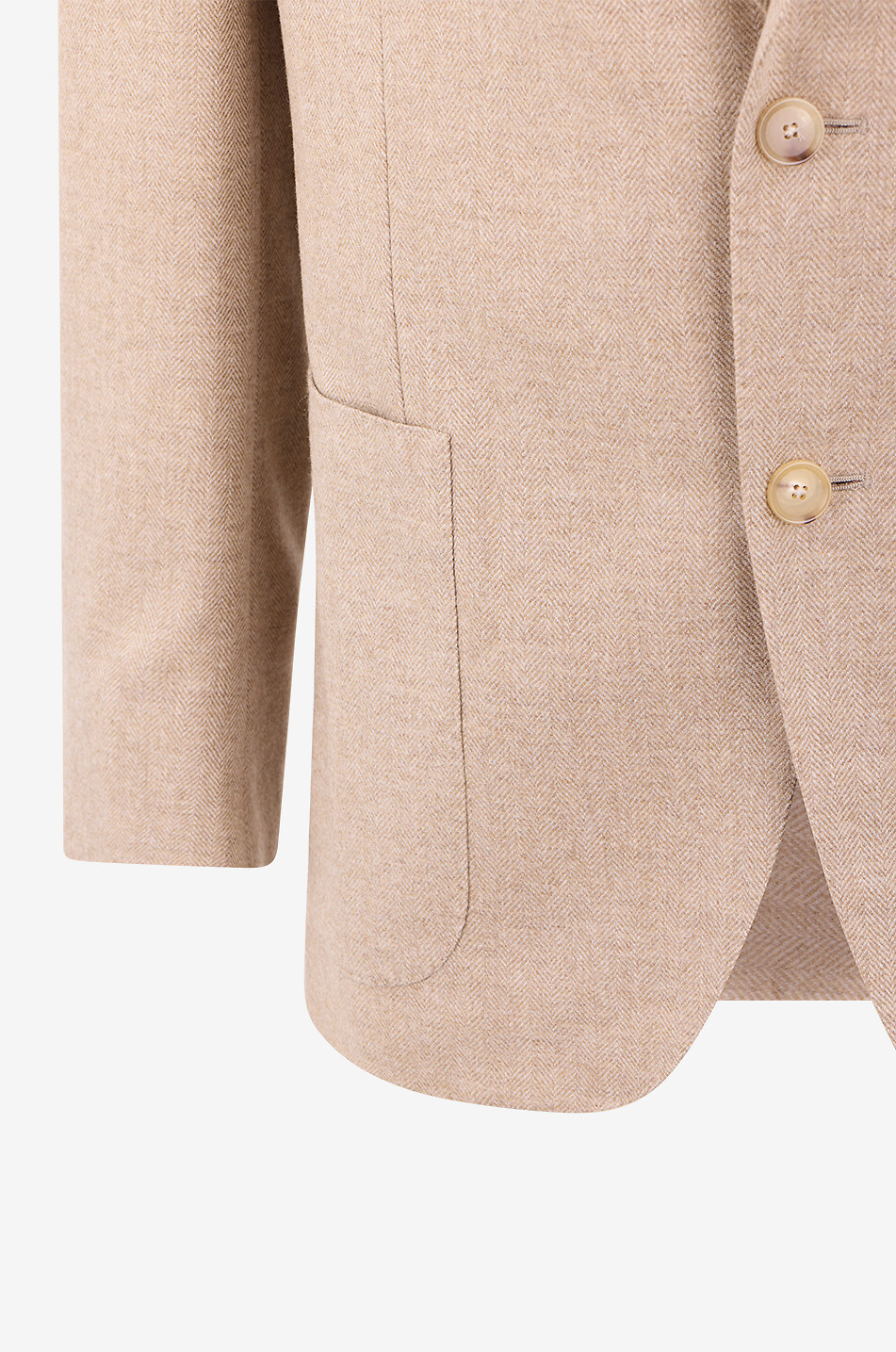 CARUSO Blazer mit Revers aus Wolle und Kaschmir Boheme Herren BRAUN 3