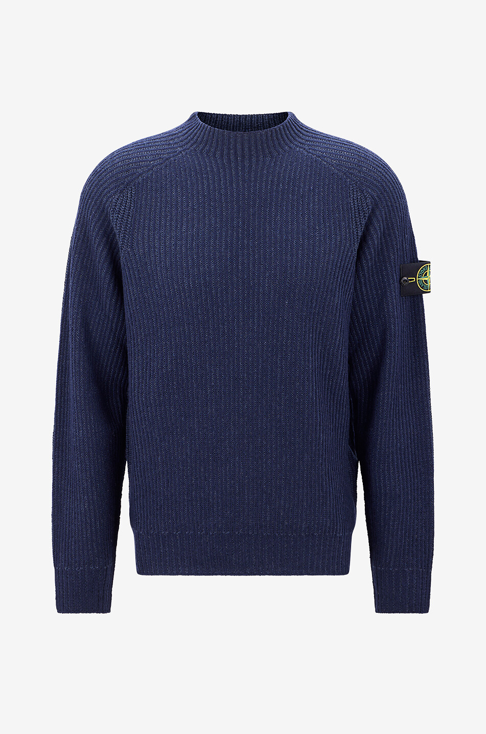 STONE ISLAND Gerippter Kaschmirpullover mit Rundhalsausschnitt 5100043 Herren DUNKELBLAU 1