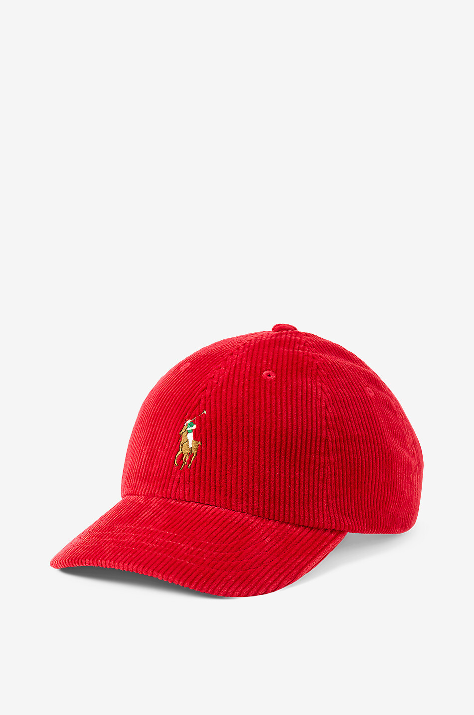 Pony corduroy baseball cap