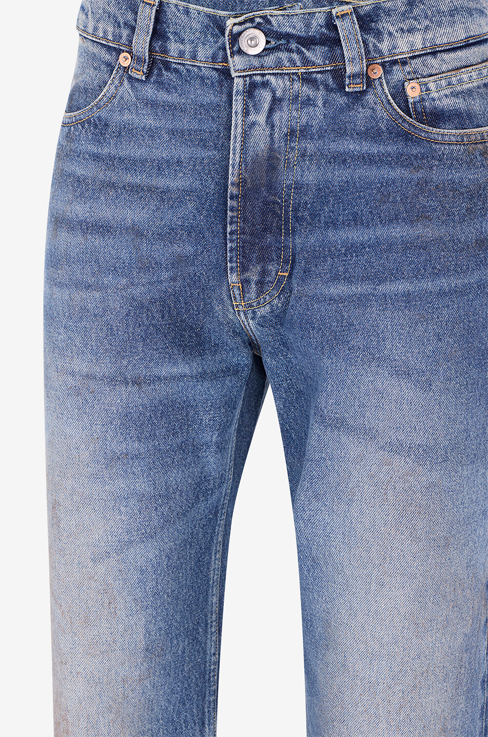 OUR LEGACY Jean bootcut en coton organique Carlson Cut Homme BLEU FONCE 3