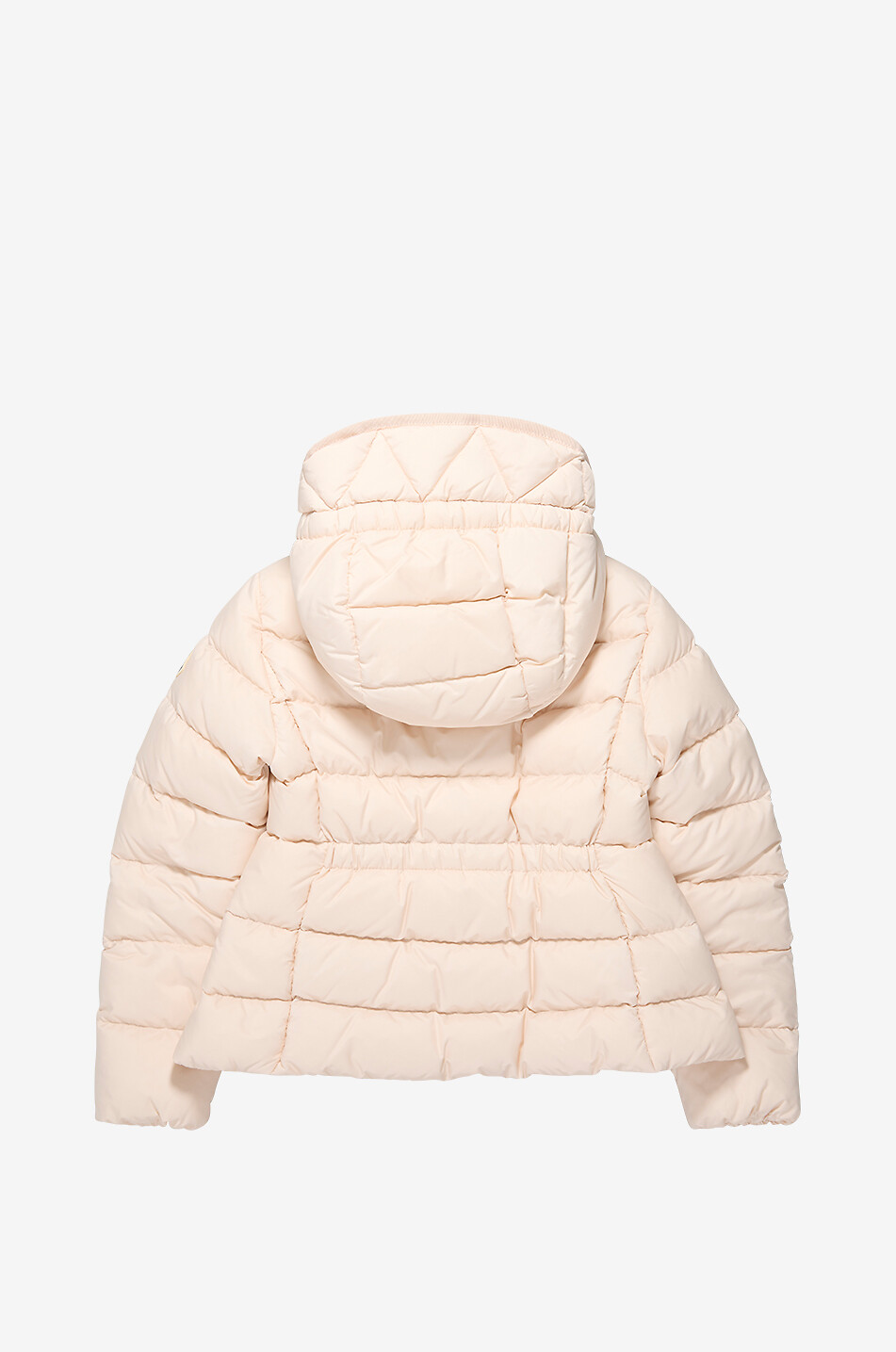MONCLER Avoce girl's short hooded technical fabric puffer jacket Girl EGGSHELL 2