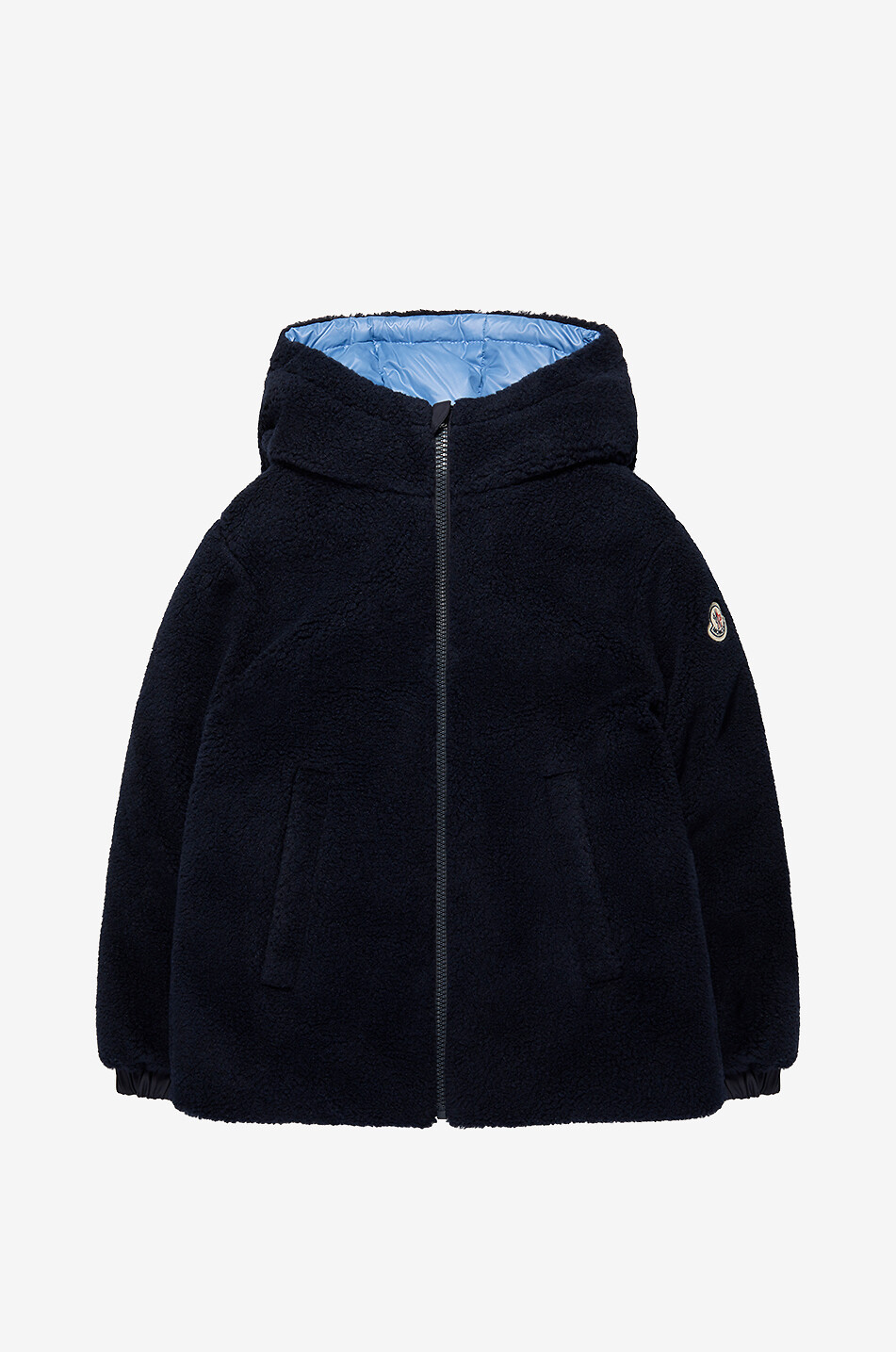 Wendbare kurze Kapuzenparka aus Wollmischung für Jungen Varando