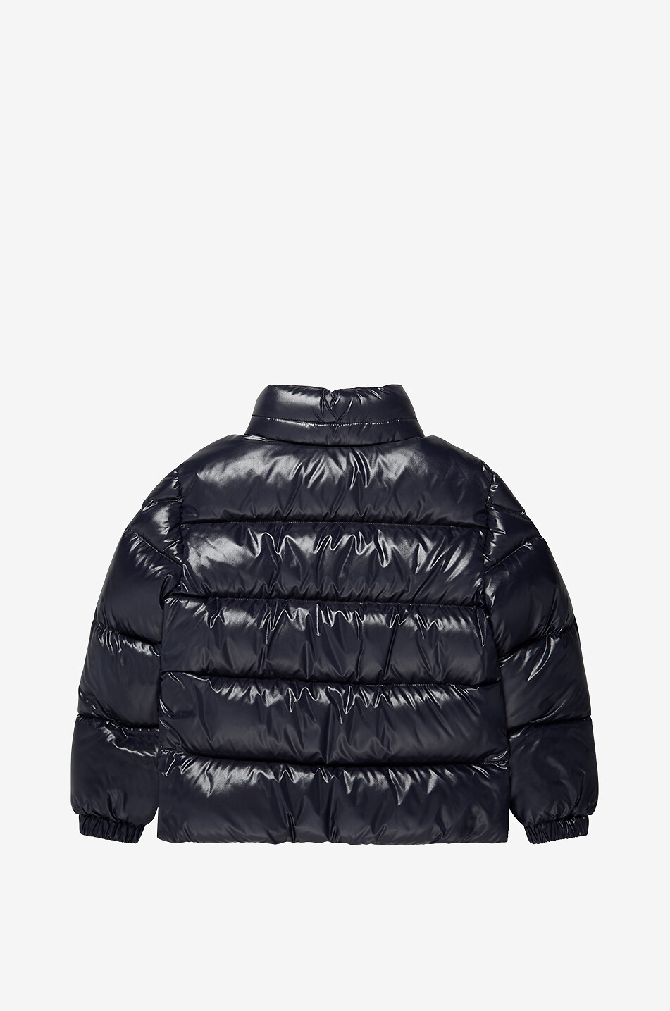 MONCLER Alaxios boy's short technical glossy fabric puffer jacket Boy BLUE 2