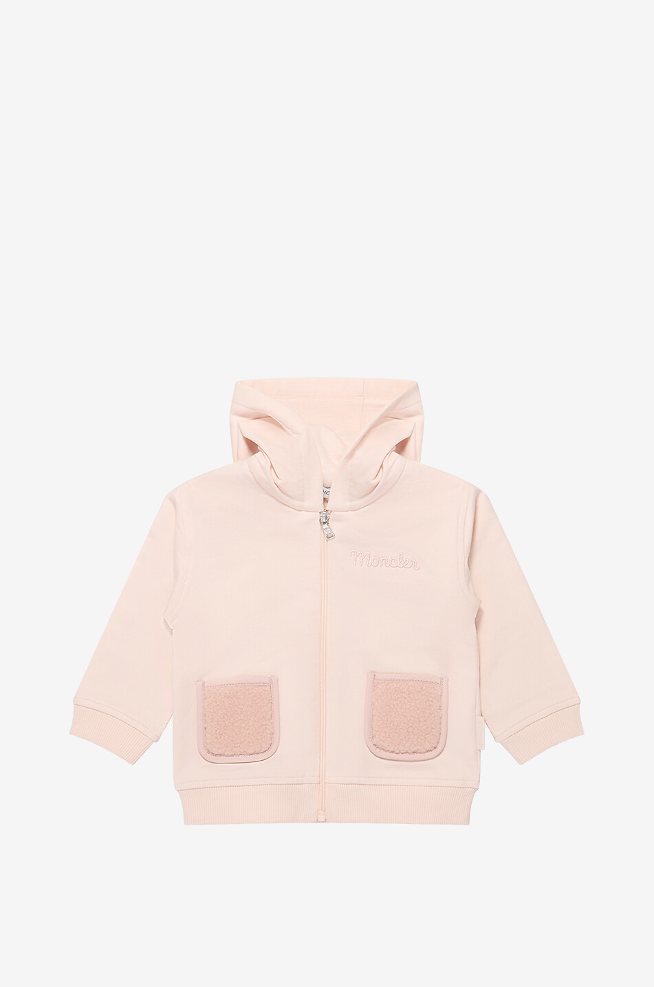 Hooded cardigan and legging set in cotton baby