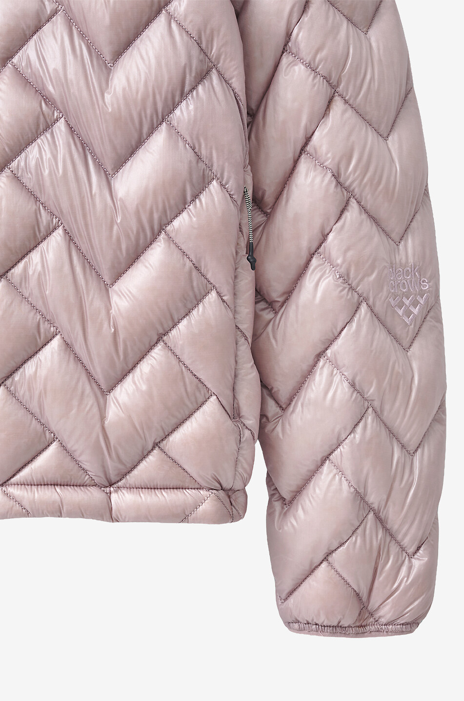 BLACKCROWS Kurze Steppjacke mit Kapuze im Chevronmuster Plumis Micro Damen MITTELROSA 3