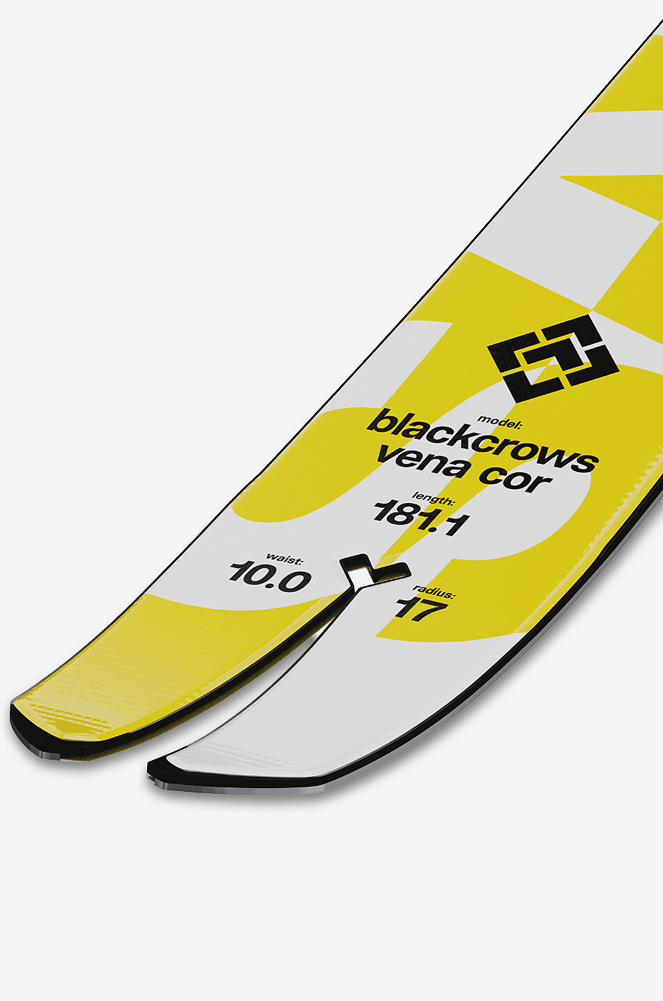 BLACKCROWS Freeride-Ski Vena Cor Herren GELB 7