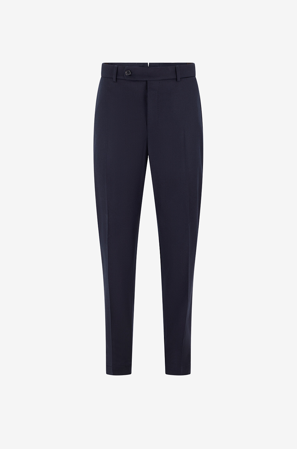 Pattern 54 mixed virgin wool flannel straight-leg trousers