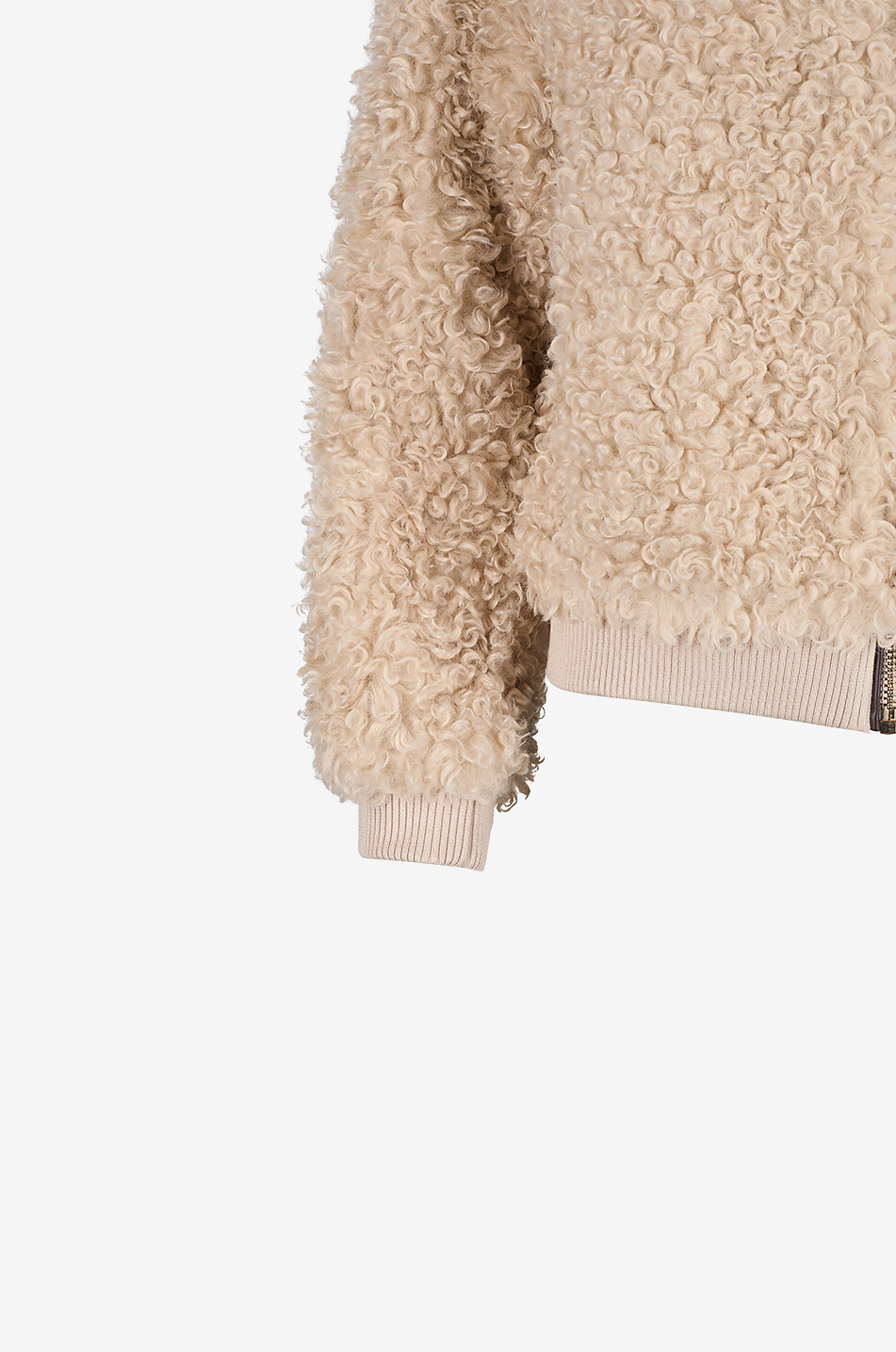 HEMISPHERE Kurze Jacke aus Kunstfellimitat Bouclé Ceddy Damen BEIGE 2