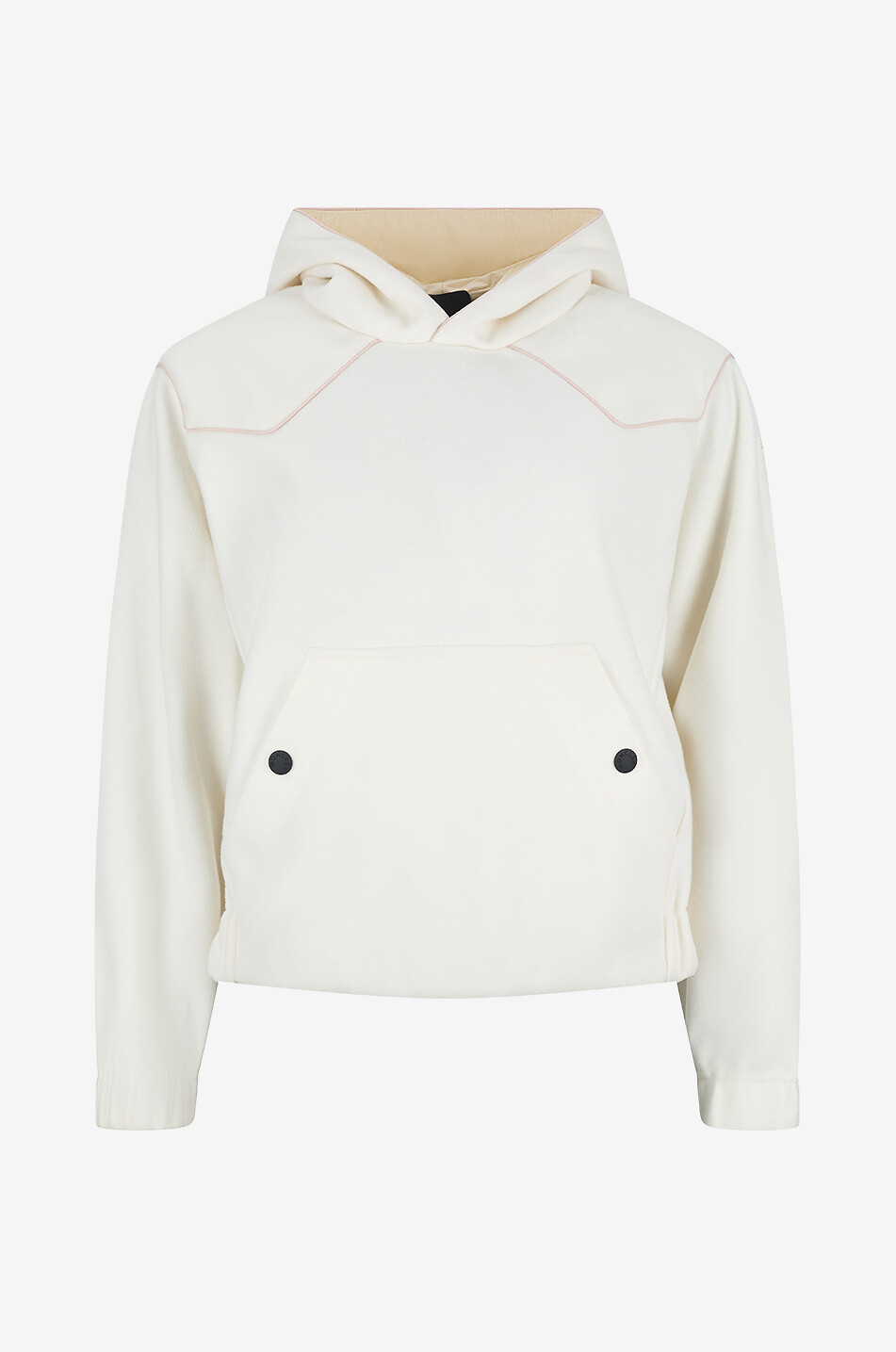 Sweat-shirt à capuche en polaire à poche kangourou