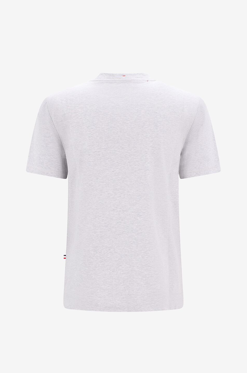 MONCLER GRENOBLE T-shirt à col rond en coton à logo brodé Homme GRIS 2