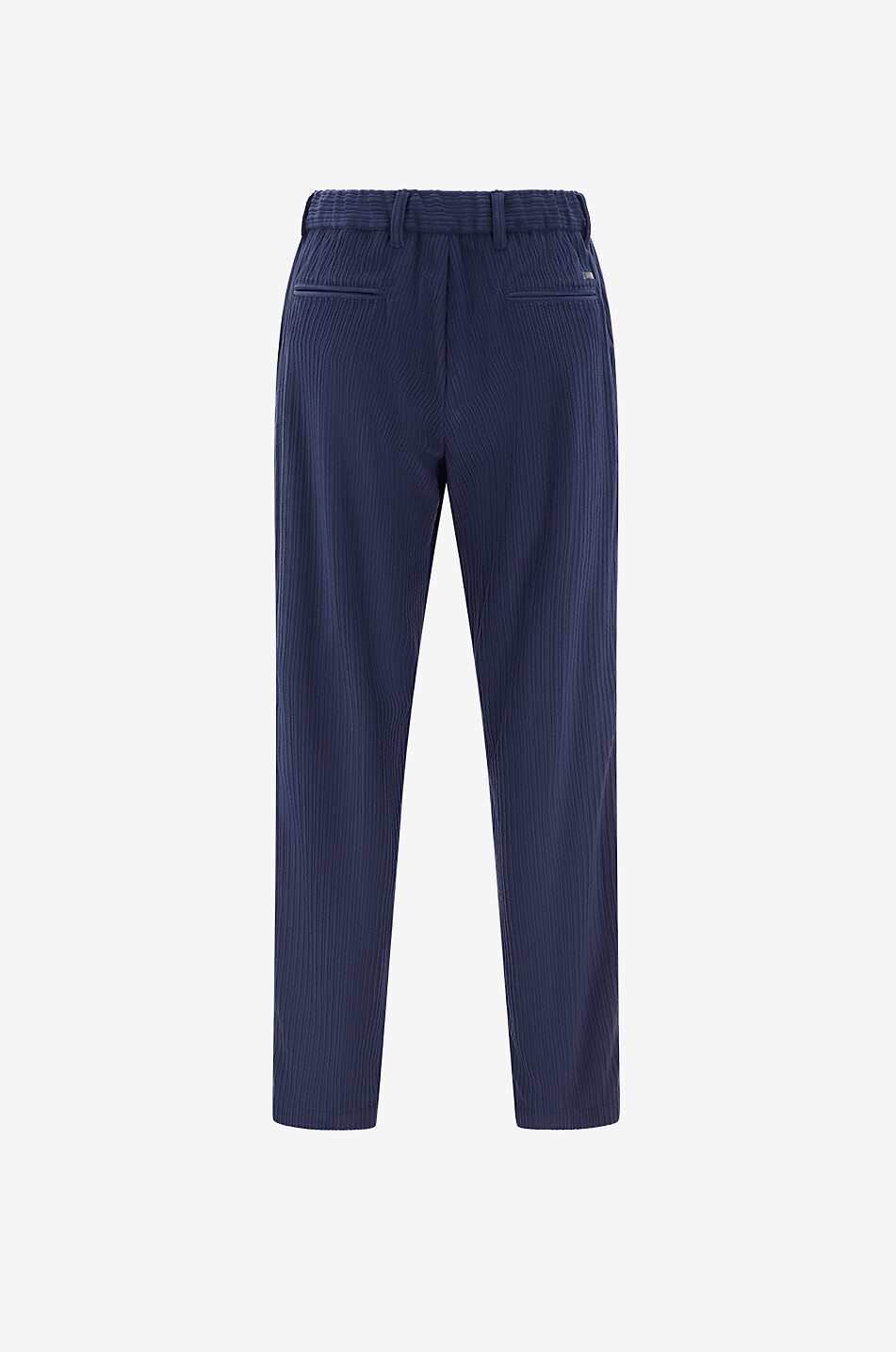 HERNO Pleated corduroy trousers Men DARK BLUE 2