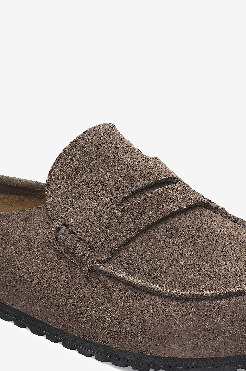 BIRKENSTOCK Mokassin-Mules aus Veloursleder Naples Wrapped Damen BRAUN 6