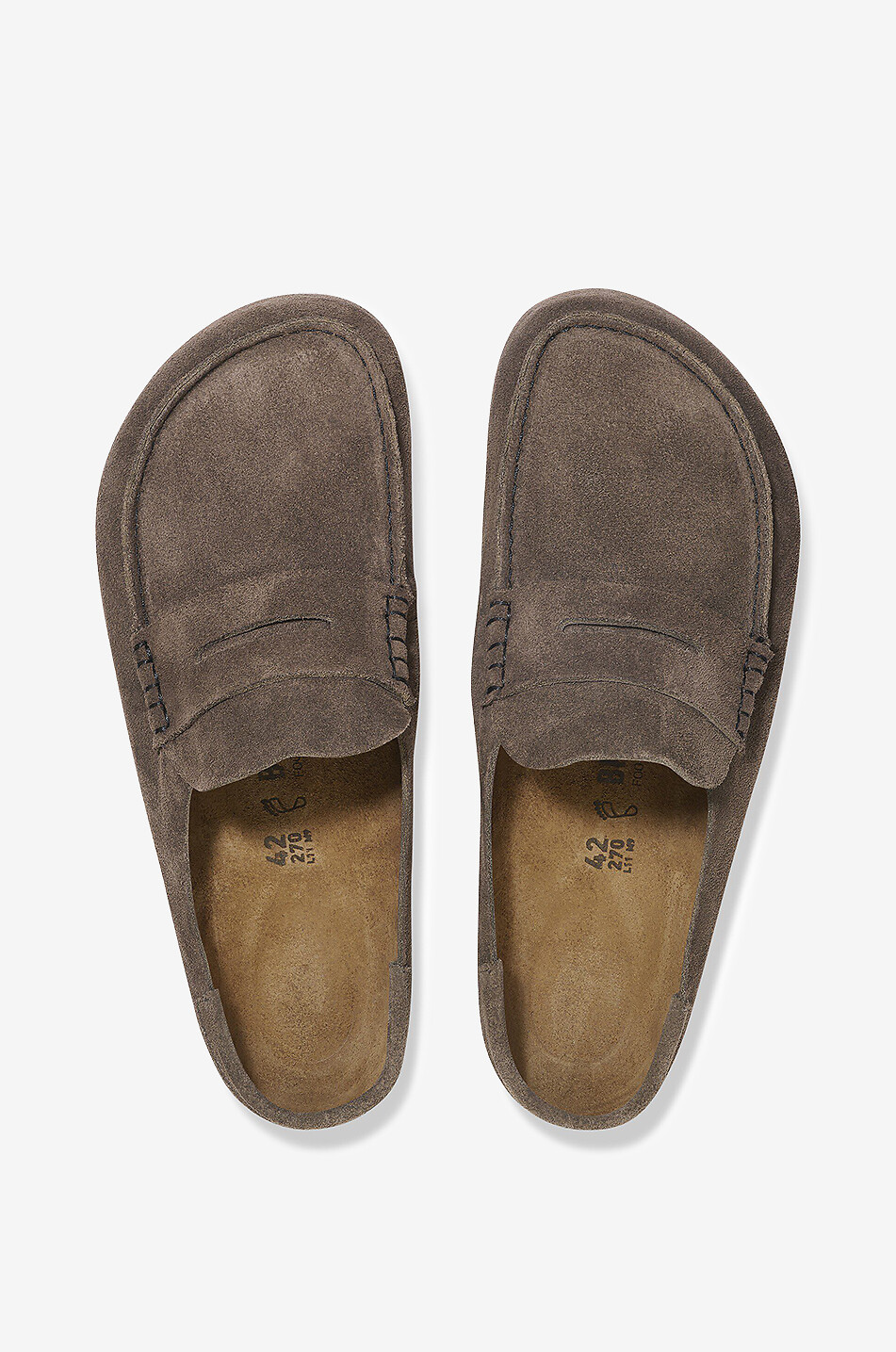 BIRKENSTOCK Mokassin-Mules aus Veloursleder Naples Wrapped Damen BRAUN 4