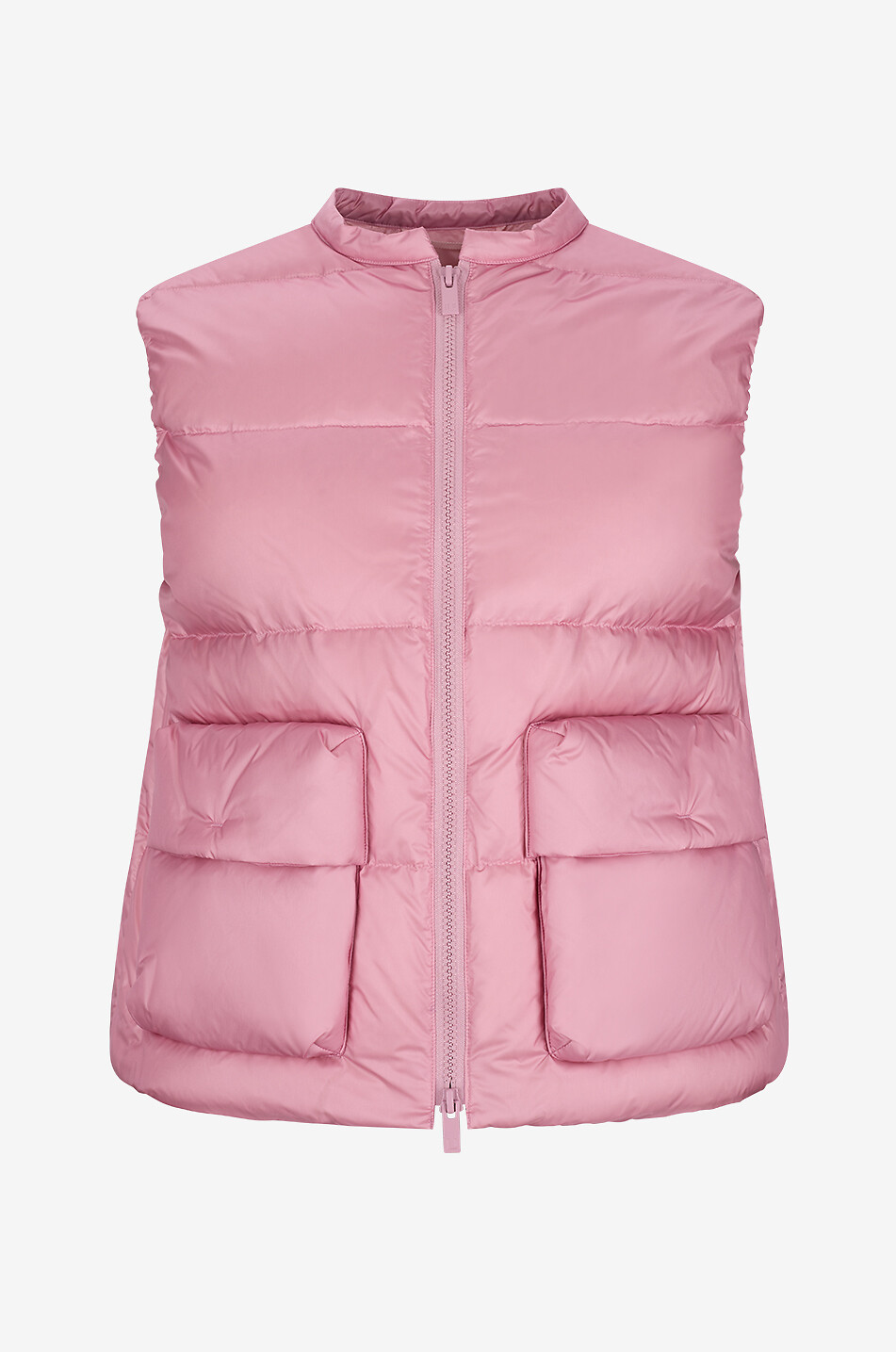 Hadid sleeveless quilted round-neck puffer jacket
