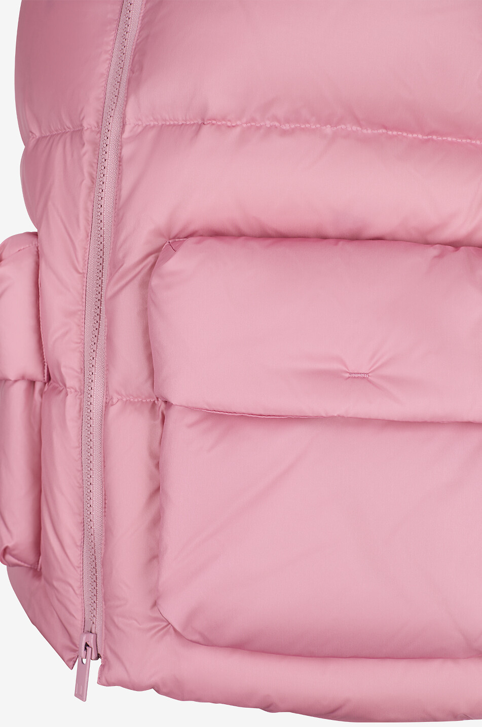 LIS LAREIDA Hadid sleeveless quilted round-neck puffer jacket Women MEDIUM PINK 3