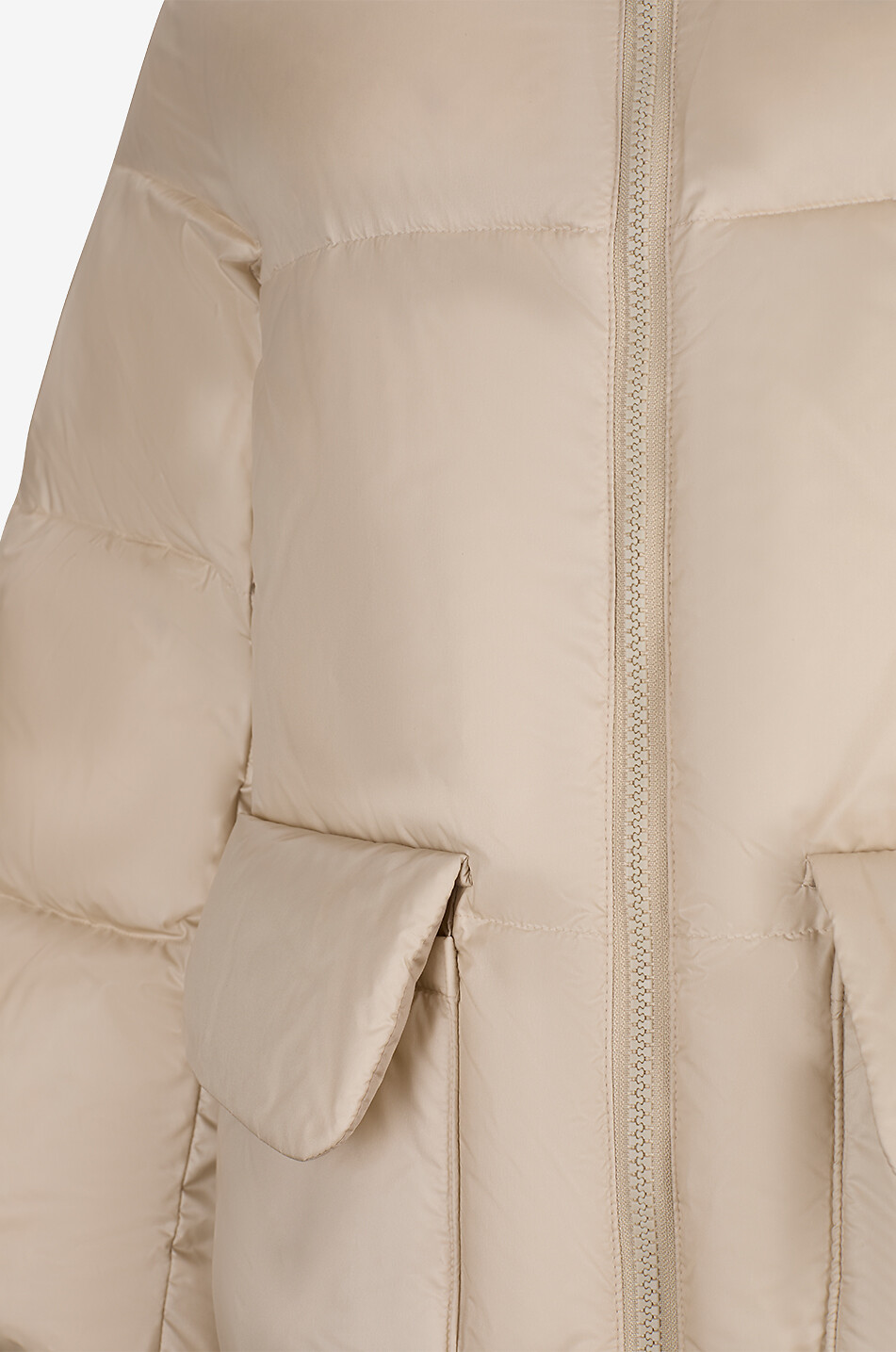 LIS LAREIDA Kurze gesteppte Stehkragendaunenjacke Hanja Damen BEIGE 3