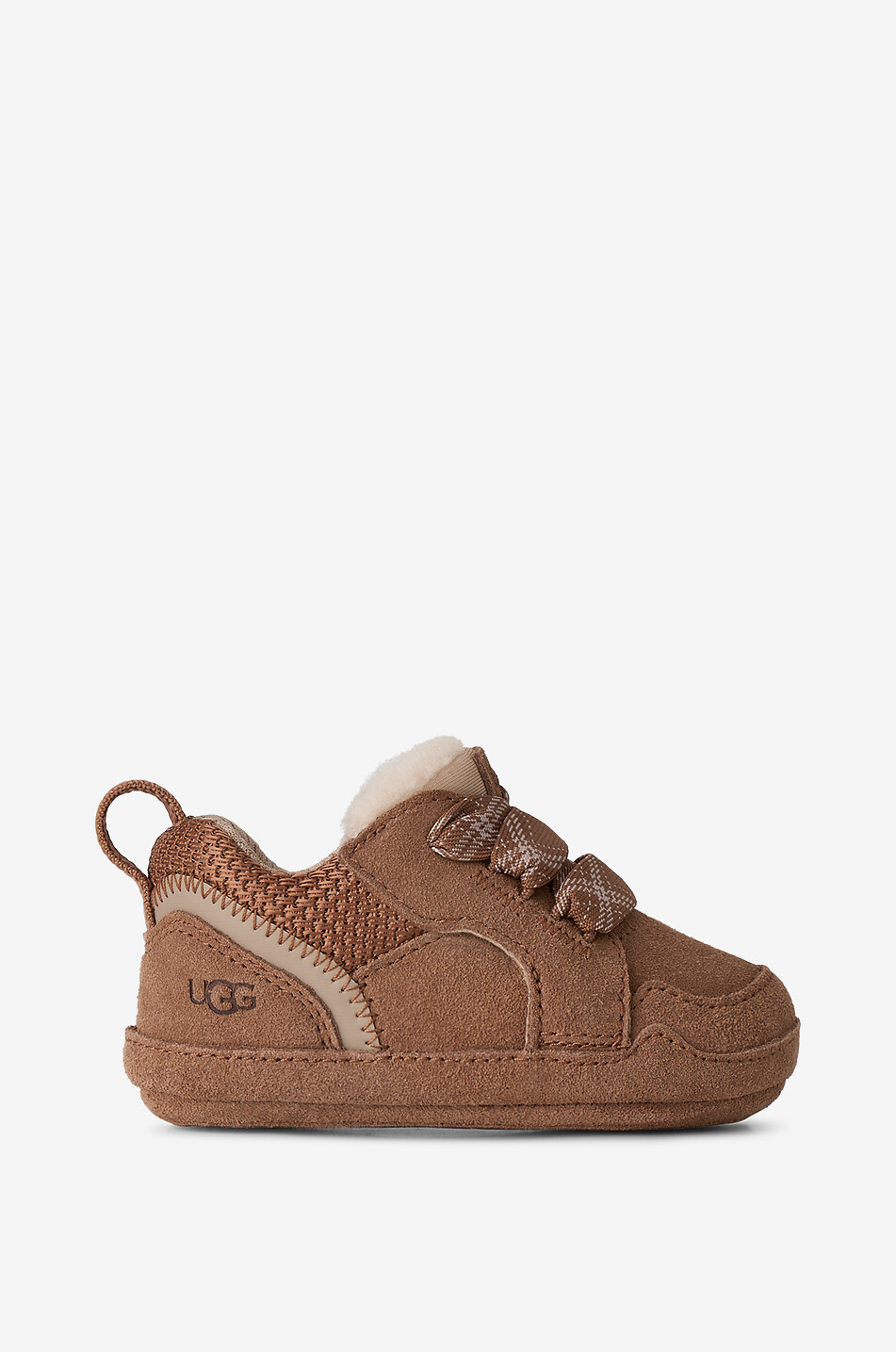 UGG Basket bébé en daim mélangé à scratch Lowmel Bébé CAMEL 2