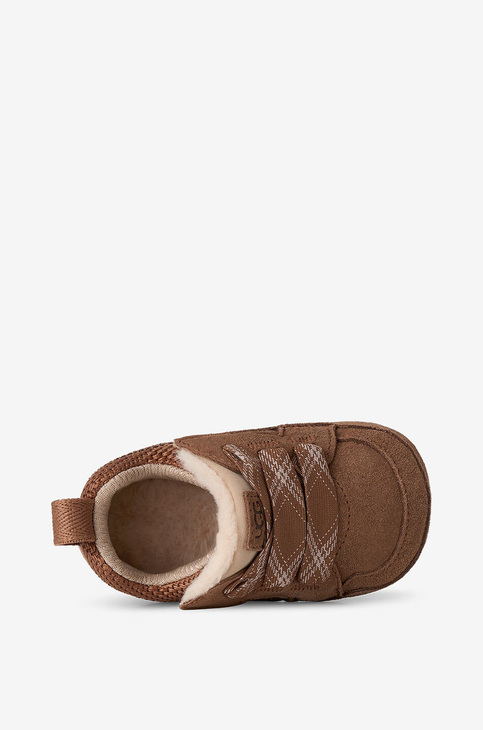 UGG Basket bébé en daim mélangé à scratch Lowmel Bébé CAMEL 3