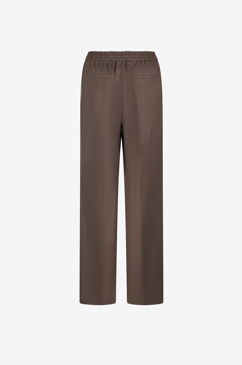 WEEKEND MAX MARA Petra straight-leg blended virgin wool trousers Women BROWN 2