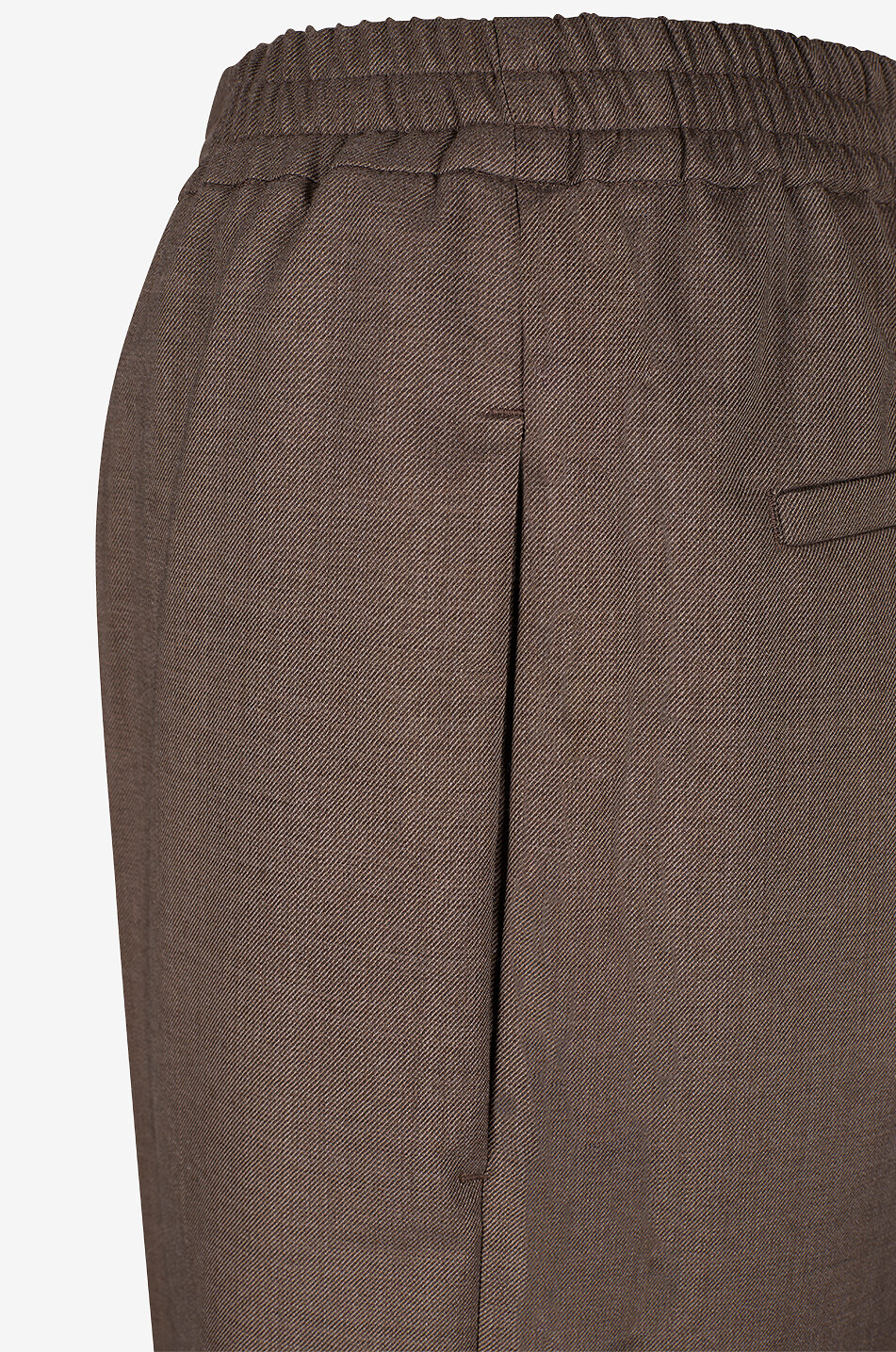 WEEKEND MAX MARA Petra straight-leg blended virgin wool trousers Women BROWN 3