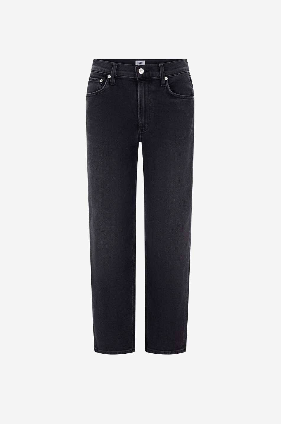 Palma straight-leg mixed denim jeans
