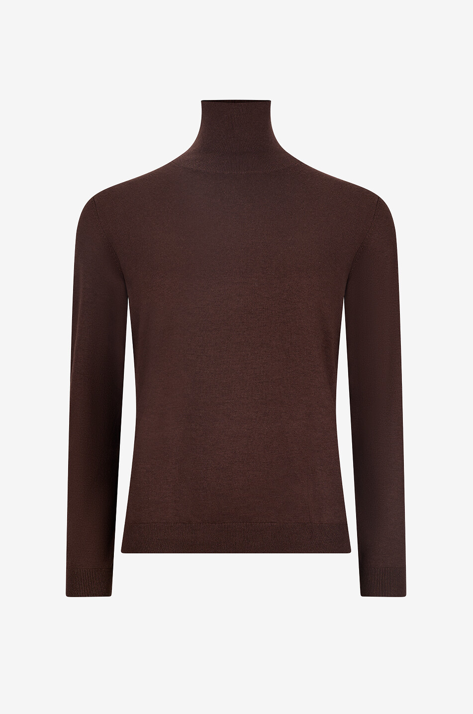 Kiku silk and wool blend roll-neck jumper