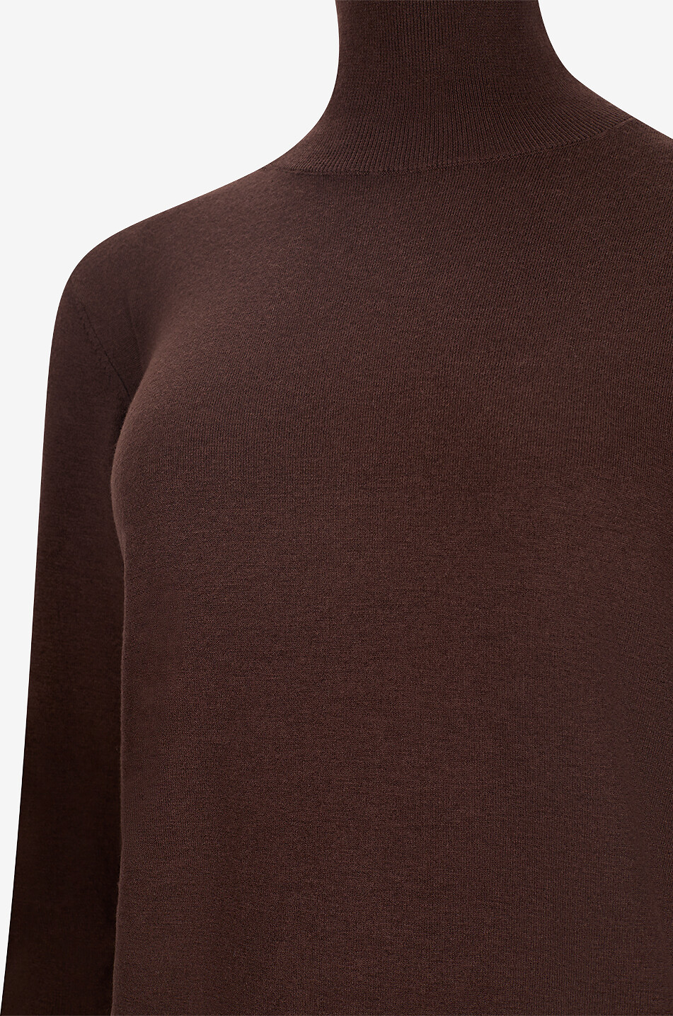 WEEKEND MAX MARA Kiku silk and wool blend roll-neck jumper Women BROWN 3