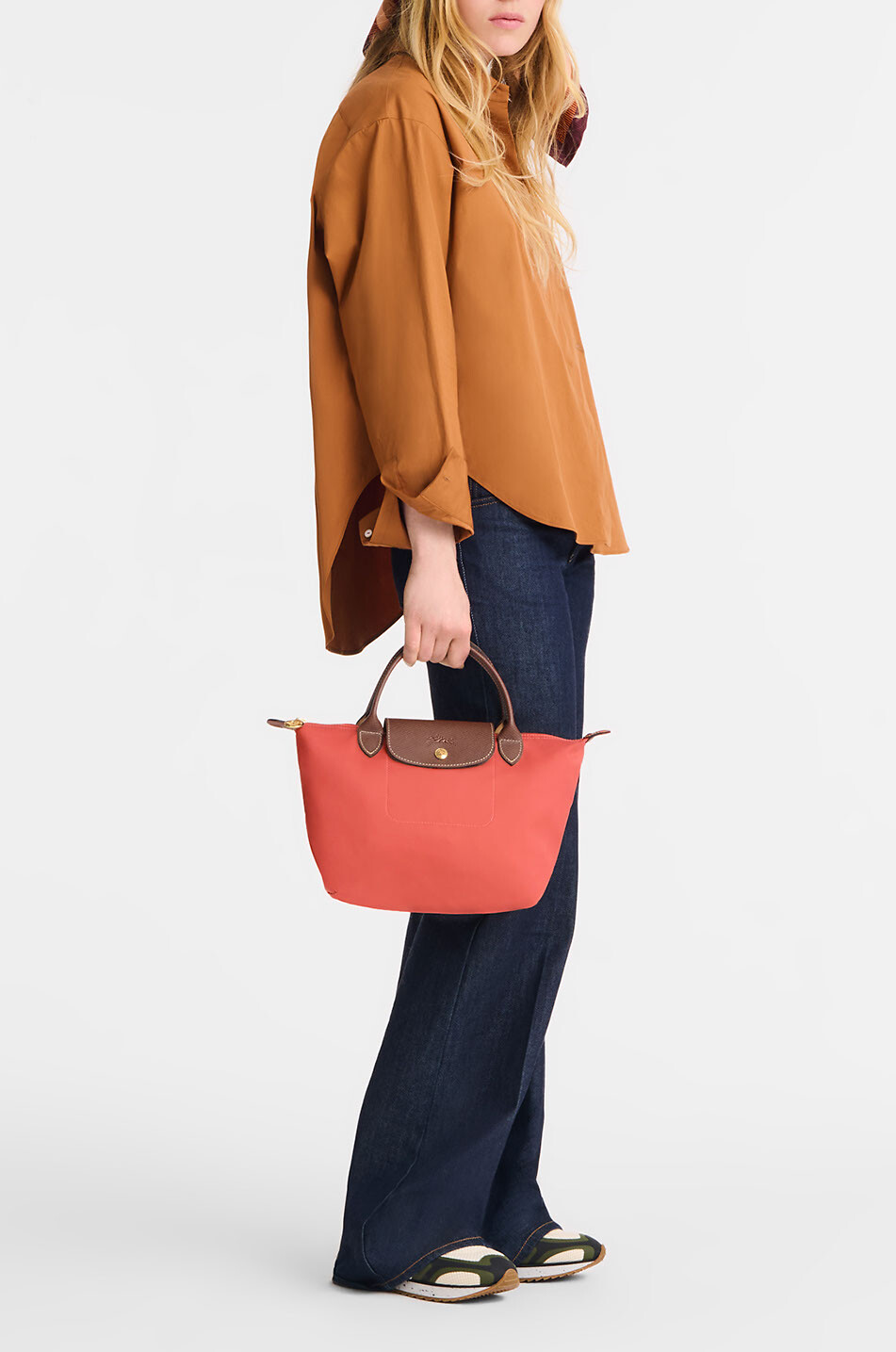 LONGCHAMP Sac à main en toile Le Pliage Original S Femme ROUGE 3